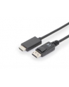 assmann Kabel adapter DisplayPort 1.2 z zatrzaskiem 4K 60Hz UHD Typ DP/HDMI A M/M czarny 1m - nr 13