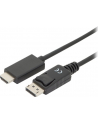 assmann Kabel adapter DisplayPort 1.2 z zatrzaskiem 4K 60Hz UHD Typ DP/HDMI A M/M czarny 1m - nr 14