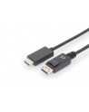 assmann Kabel adapter DisplayPort 1.2 z zatrzaskiem 4K 60Hz UHD Typ DP/HDMI A M/M czarny 1m - nr 26