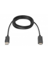 assmann Kabel adapter DisplayPort 1.2 z zatrzaskiem 4K 60Hz UHD Typ DP/HDMI A M/M czarny 1m - nr 39