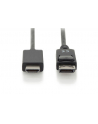 assmann Kabel adapter DisplayPort 1.2 z zatrzaskiem 4K 60Hz UHD Typ DP/HDMI A M/M czarny 2m - nr 15