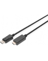 assmann Kabel adapter DisplayPort 1.2 z zatrzaskiem 4K 60Hz UHD Typ DP/HDMI A M/M czarny 2m - nr 21
