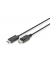 assmann Kabel adapter DisplayPort 1.2 z zatrzaskiem 4K 60Hz UHD Typ DP/HDMI A M/M czarny 2m - nr 38