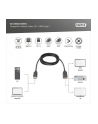 assmann Kabel adapter DisplayPort 1.2 z zatrzaskiem 4K 60Hz UHD Typ DP/HDMI A M/M czarny 2m - nr 40
