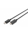 assmann Kabel adapter DisplayPort 1.2 z zatrzaskiem 4K 60Hz UHD Typ DP/HDMI A M/M czarny 3m - nr 40