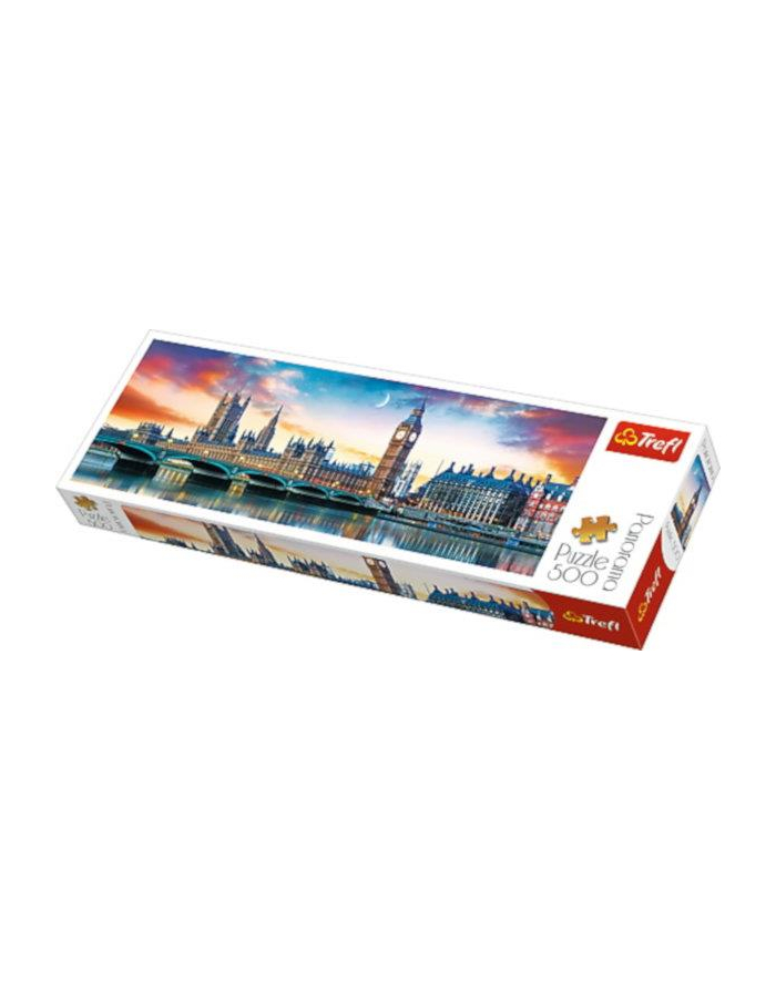 Puzzle 500el Panorama Big Ben i Pałac Westminsterski Londyn 29507 TREFL główny