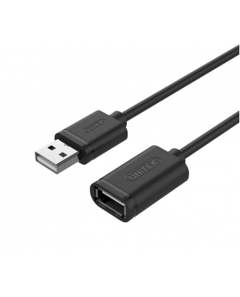 unitek Kabel przedłużacz USB 2.0 AM-AF, 1m, Y-C428GBK