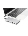 digitus Stacja dokująca podróżna USB Typ C, 8 portów 4K, HDMI, VGA - nr 5