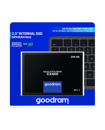goodram Dysk SSD CX400 256GB  SATA3 2,5 550/490MB/s 7mm