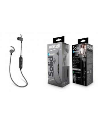 Wireless Bluetooth Headphones ear buds MAXELL BT100 SOLID, Black