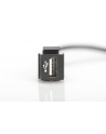 Moduł Keystone USB 2.0 z kablem 16cm, łącznik do gniazd i pustych paneli, żeński/męski, czarny - nr 11