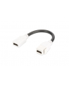 Moduł Keystone HDMI z kablem 12cm, łącznik do gniazd i pustych paneli, żeński/żeński, biały - nr 5