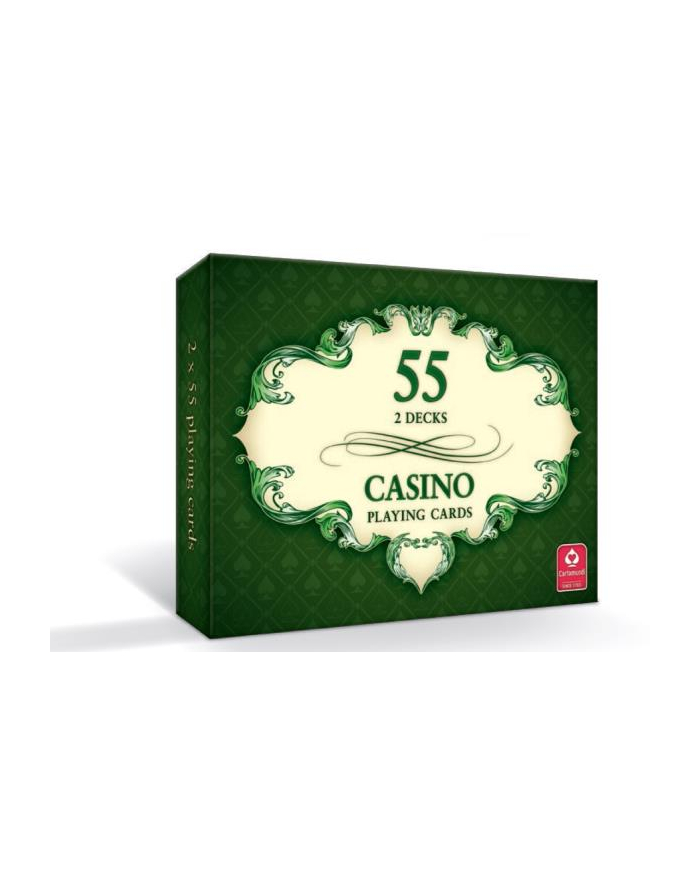 Gra CASINO - karty do gry 2 x 55 kart CARTAMUNDI główny