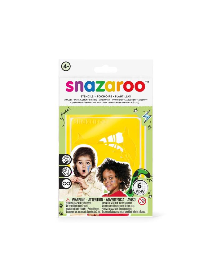 kwadratura koŁa Szablony do malowania twarzy 6szt uniwersalne główny