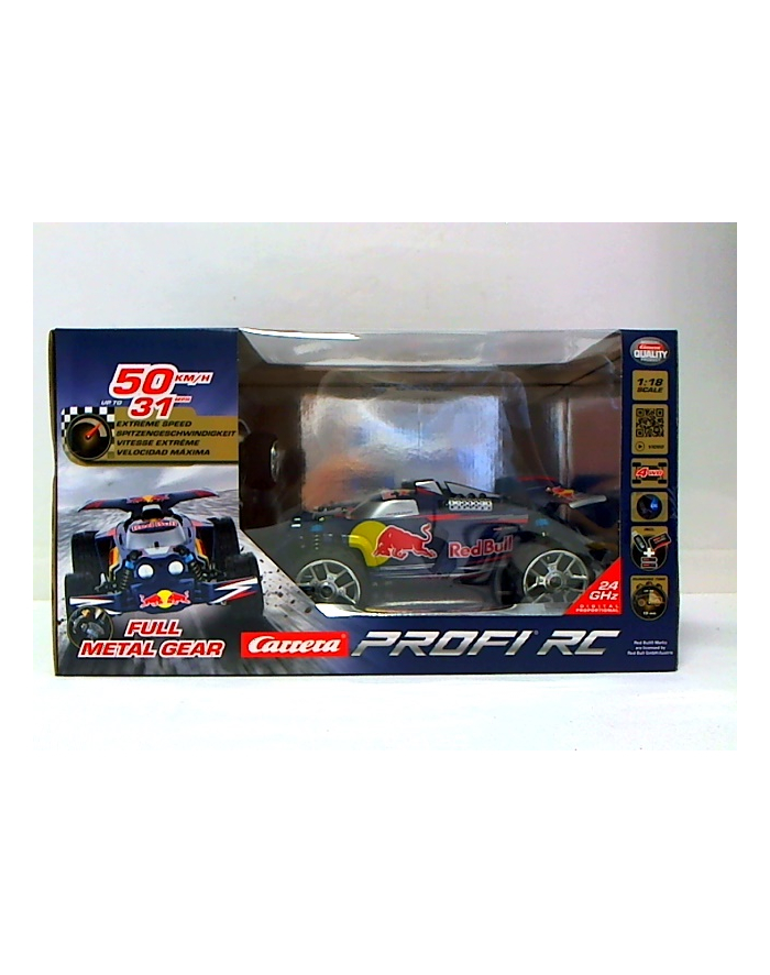 carrera toys Auto na radio Red Bull NX2 PX 2.4GHz 1:18 183015 Carrera główny