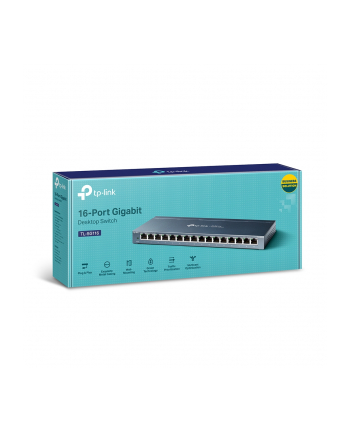 TP-Link 16Port 1Gb Metalen behuizing