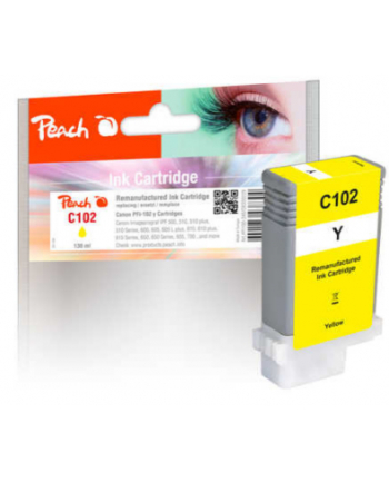 Tusz PEACH PI100-348 Canon 29952630, PFI-102 | yellow