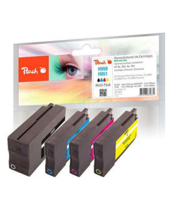 Tusz PEACH PI300-701 HP No 950/951 MultiPack | bk, c, m, y