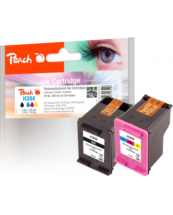 Tusz PEACH PI300-802 HP No 304 MultiPack | black, color