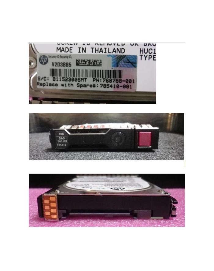 HP 300GB 12G SAS 10K 2.5in SC ENT HDD - bulk główny