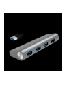 LOGILINK - Hub USB 3.0, 4-portowy, aluminiowa obudowa - nr 1