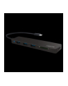 LOGILINK- Hub USB-C 3.1, 3-portowy, z czytnikiem kart, Ultra Slim, czarny - nr 1