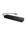 LOGILINK- Hub USB-C 3.1, 3-portowy + adapter gigabitowy, Ultra Slim, czarny - nr 17