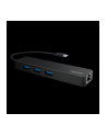 LOGILINK- Hub USB-C 3.1, 3-portowy + adapter gigabitowy, Ultra Slim, czarny - nr 18