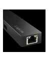 LOGILINK- Hub USB-C 3.1, 3-portowy + adapter gigabitowy, Ultra Slim, czarny - nr 19