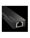 LOGILINK- Hub USB-C 3.1, 3-portowy + adapter gigabitowy, Ultra Slim, czarny - nr 2