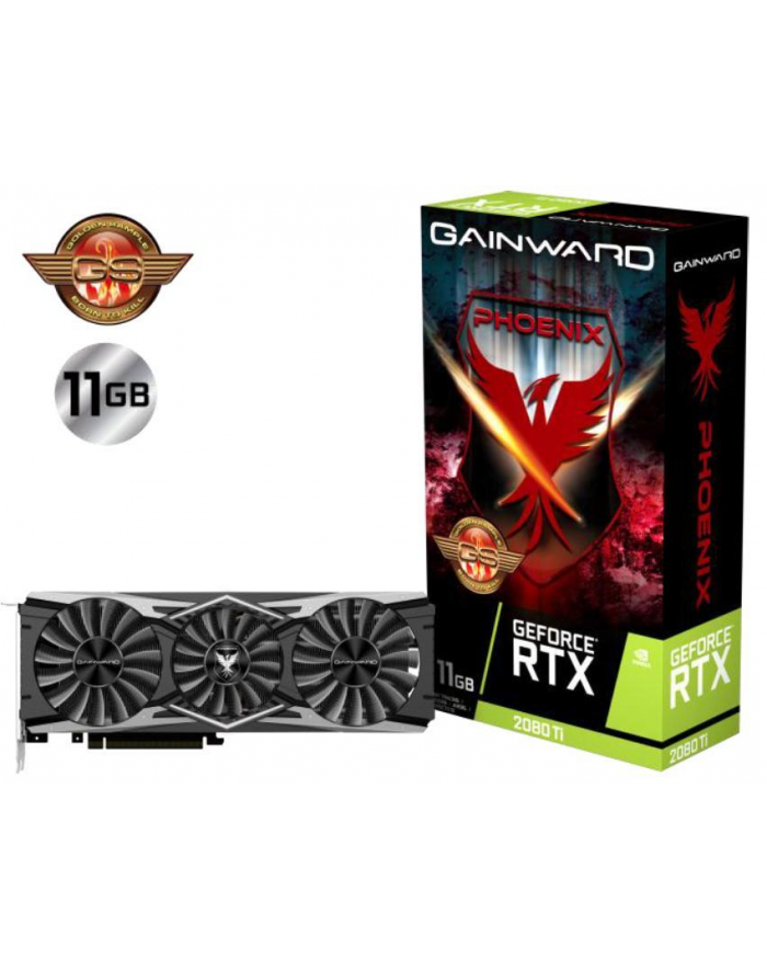 Gainward GeForce RTX 2080 Ti Phoenix GS, 11GB GDDR6, DVI HDMI DP*3 główny