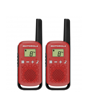Motorola T42 Krótkofalówka, (Walkie-Talkie), 4 km, Czerwona