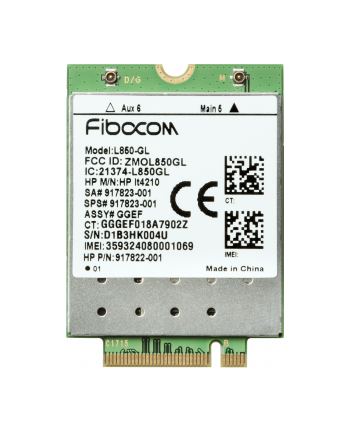 hp inc. XMM 7360 LTE-Advance WWAN 3FB01AA