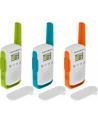 Motorola T42 Triple Pack Krótkofalówka, (Walkie-Talkie), 4 km, 3 kolory - nr 27