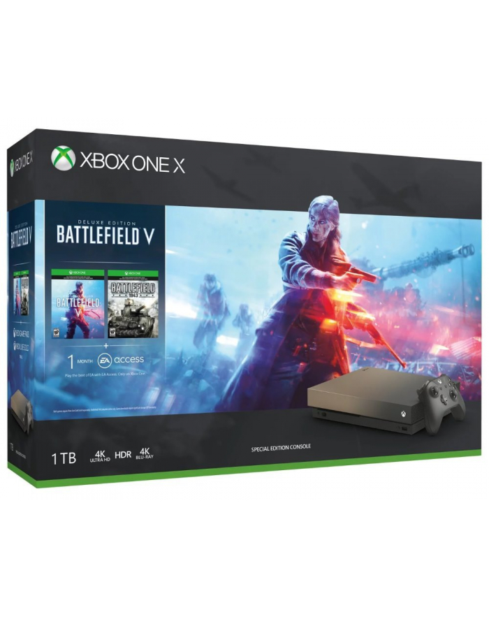 Microsoft Xbox One X 1TB + Battlefield V główny