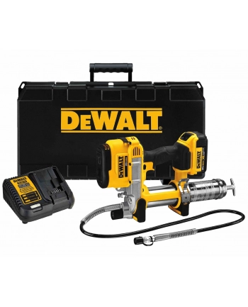 DeWalt Cordless Grease Gun DCGG571M1 - yellow / black - Li-Ion XR Battery 4.0Ah