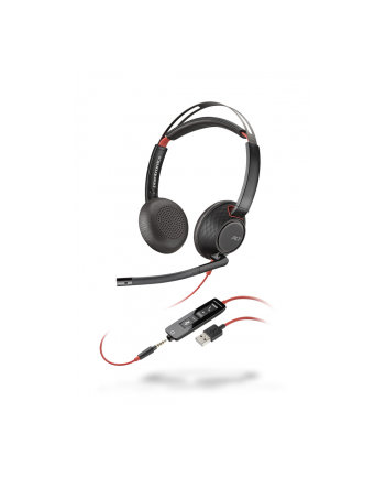 Plantronics blackwire 5220 - black - jack - USB-A