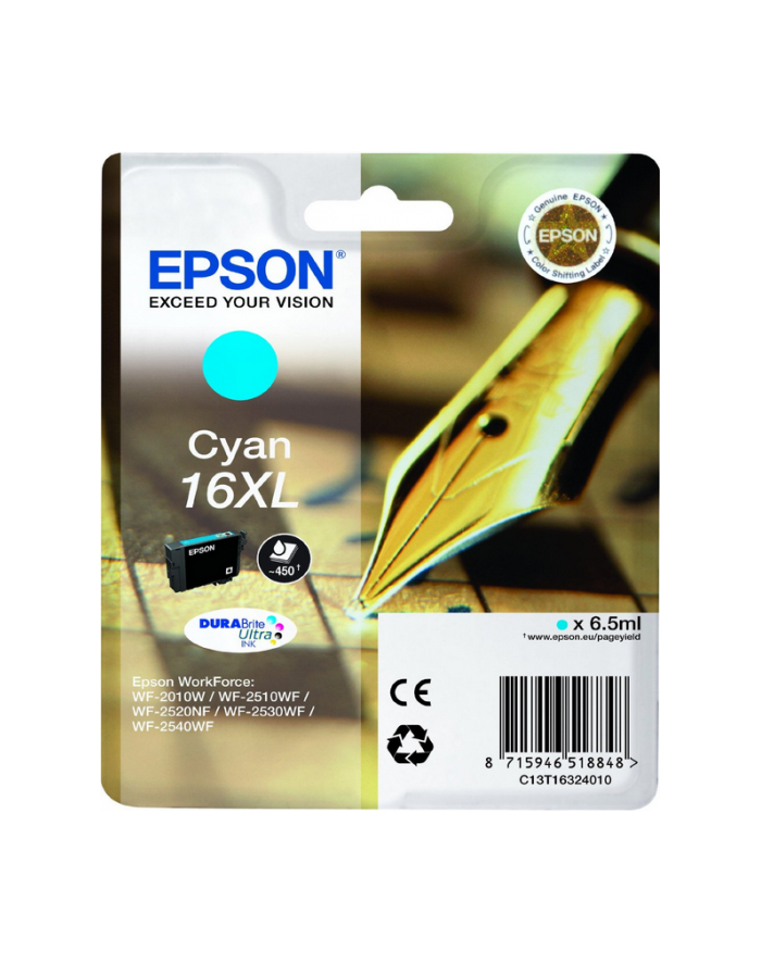 Epson - cyan - 16XL - C13T16324012 - DURABrite główny