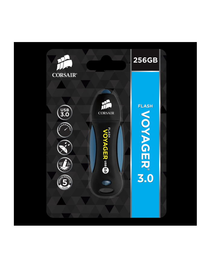 Corsair Flash Voyager 256 GB - USB 3.0 - blue/black główny