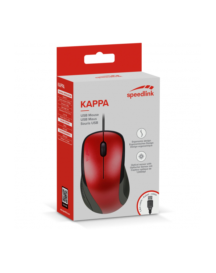 Speedlink KAPPA - black/red główny