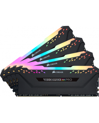 Corsair 32GB DDR4-3200 Quad-Kit - black - CMW32GX4M4C3200C14 - Vengeance RGB PRO