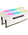 Corsair VENGEANCE RGB PRO, 32GB (2 x 16GB), DDR4, DRAM, 3000MHz, C15, White - nr 11