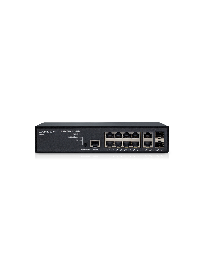 LANCOM GS-2310P - 8 Gigabit Ethernet-Ports und 2 Combo-Ports TP/SFP główny