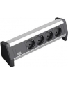 Bachmann DESK 1 339.1000 - black / silver - 4 socket strip - nr 2