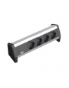 Bachmann DESK 1 339.1000 - black / silver - 4 socket strip - nr 4