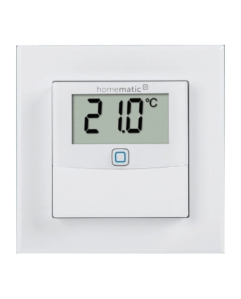 Homematic IP temperature and humidity sensor with display - white - inside