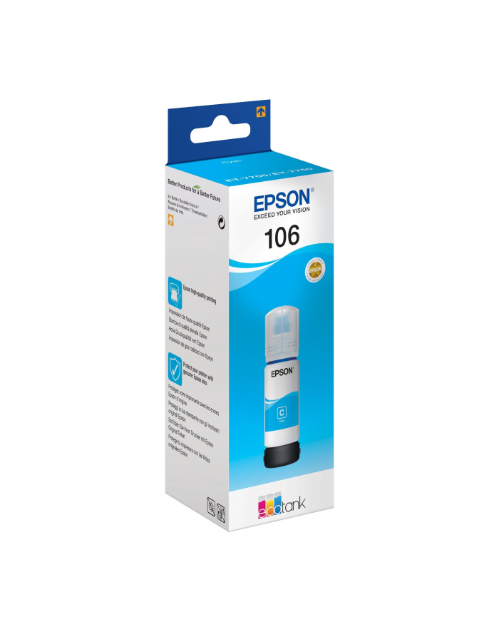 Epson 106 Eco Tank C13T00R240 - cyan główny