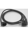 Bachmann IEC cable - black - 3 meters - plug angled - nr 2