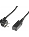 Bachmann IEC cable - black - 3 meters - plug angled - nr 6
