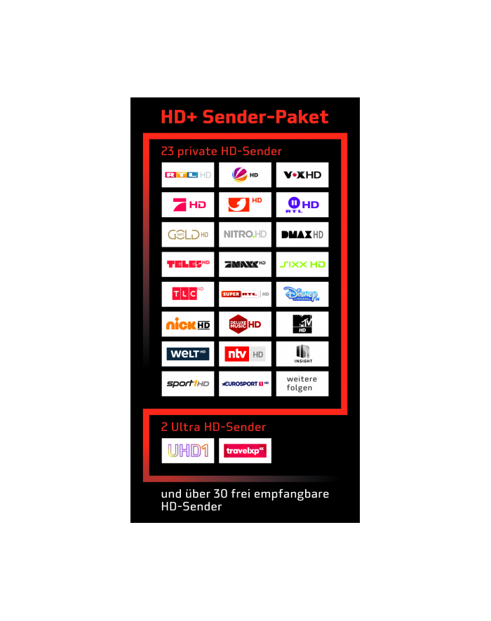 hd+ HD CI Plus module incl. HD + card główny